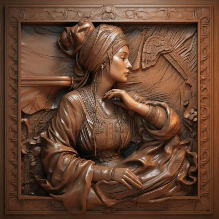 نموذج ثلاثي الأبعاد لآلة CNC 3D Art 